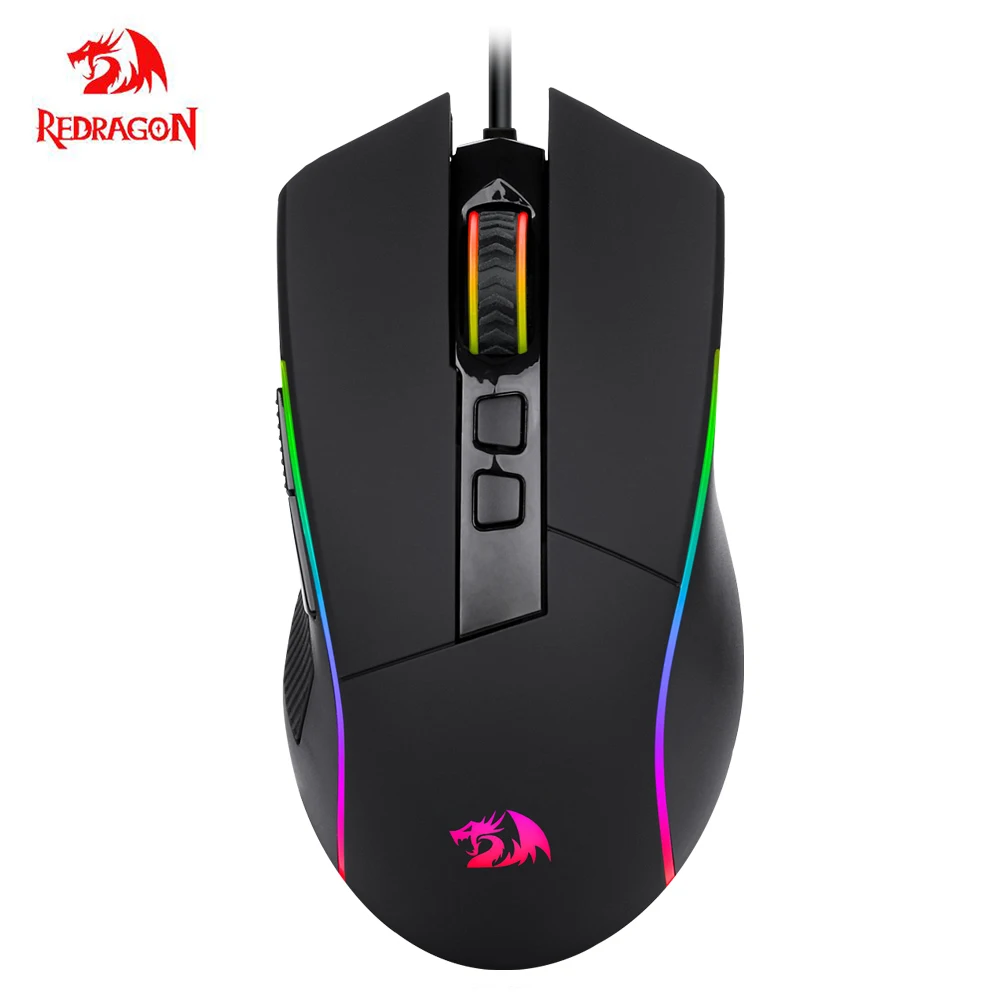 REDRAGON-ratón Gaming Lonewolf G105 RGB